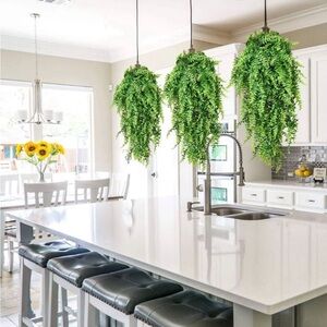 Artificial Boston Fern Plants-2pcs Indoor/ Outdoor